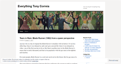 Desktop Screenshot of everythingtonycorreia.com